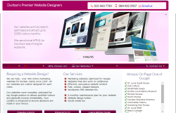 Durbanweb Designers web page