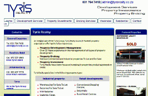 Tyris Website Designers Durban