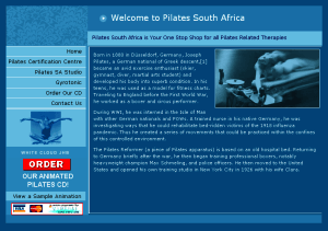 Pilates Website Designers Durban