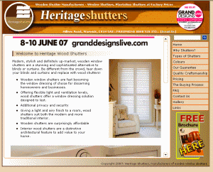 Shutters Website Designers Durban