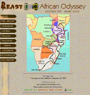 African Odyssey Website Designers Durban