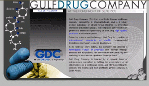 Gulf Drug Website Designers Durban