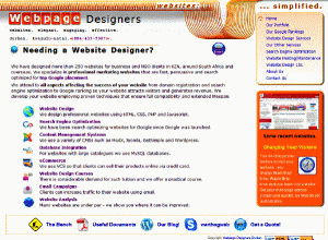 Webpage Website Designers Durban